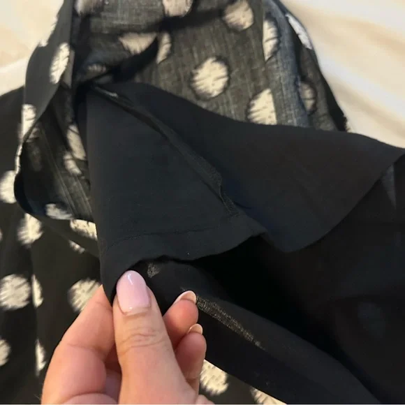 Charlie Paige Black and White Sleeveless Sheath Mini Dress - Picture 9 of 11